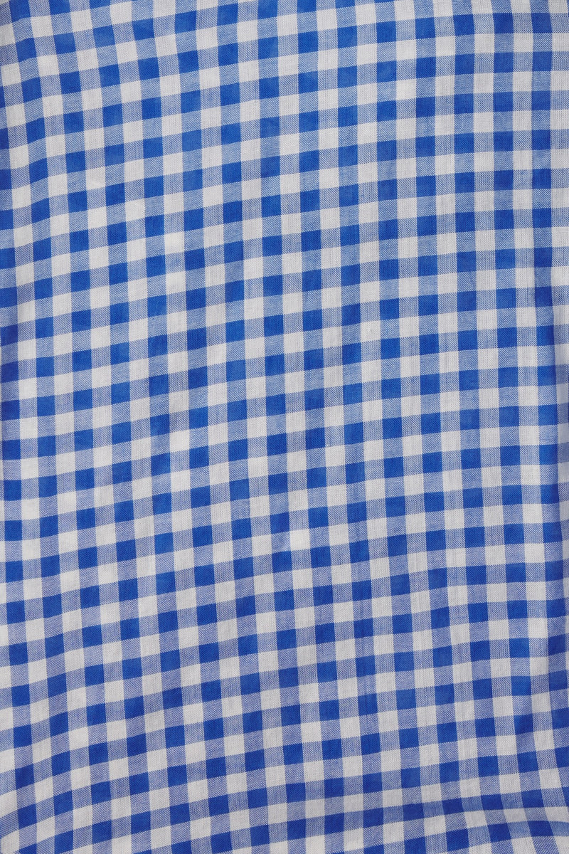Phoebe Dress Cobalt Check