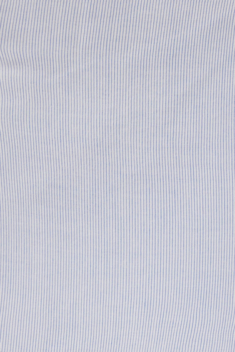 Grace Classic Shirt Navy Micro Stripe