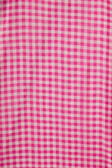 Marianne "B" Ruffle Sleeve Shirt Raspberry Check