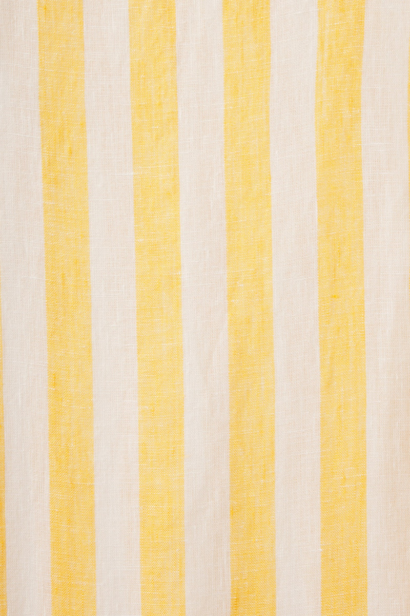 Lucca Shift Dress Yellow Awning Stripe