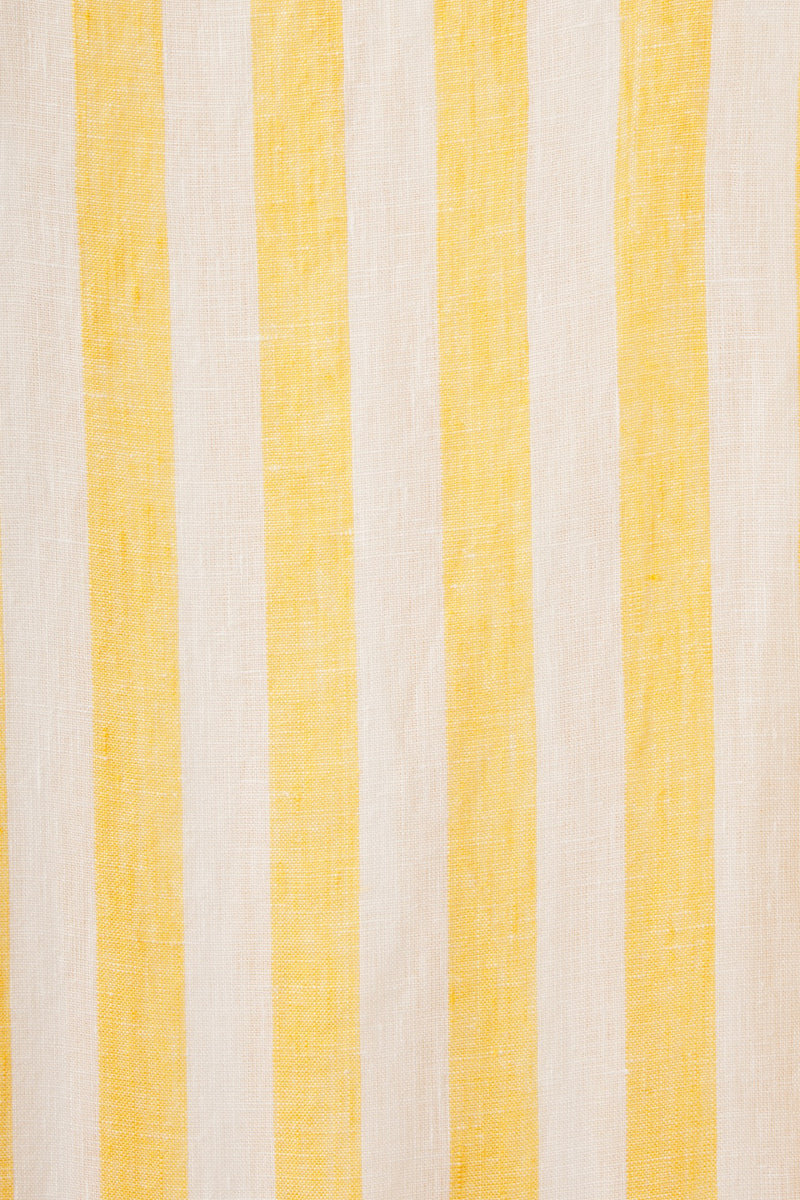 Joni Dress Yellow Awning Stripe