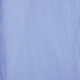 Sara B Henley Shirt Blue/White Stripe