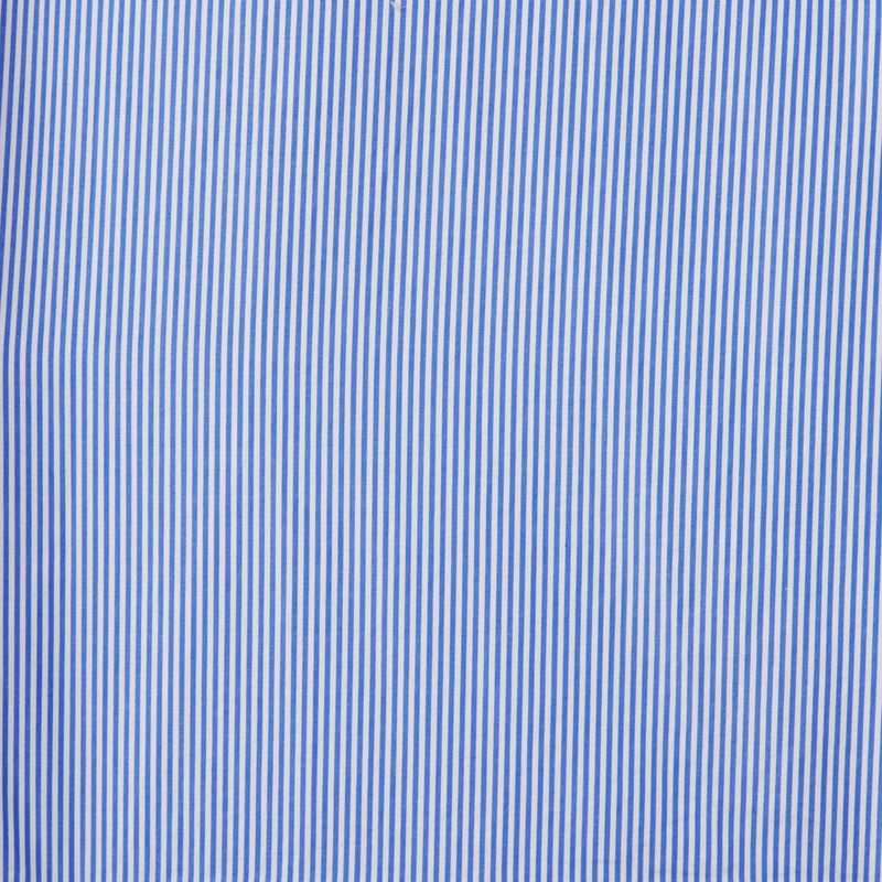 Marianne B Ruffle Sleeve Shirt Blue/White Stripe