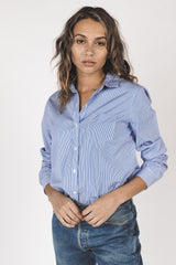 Grace classic shirt BLUE/WHITE STRIPE