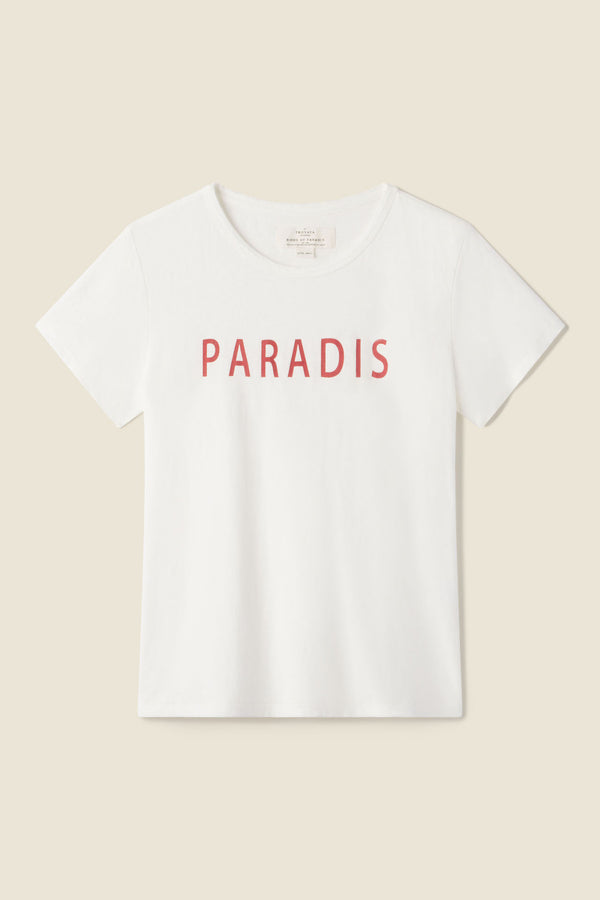 Jett T-Shirt Antique White With Red Paradis