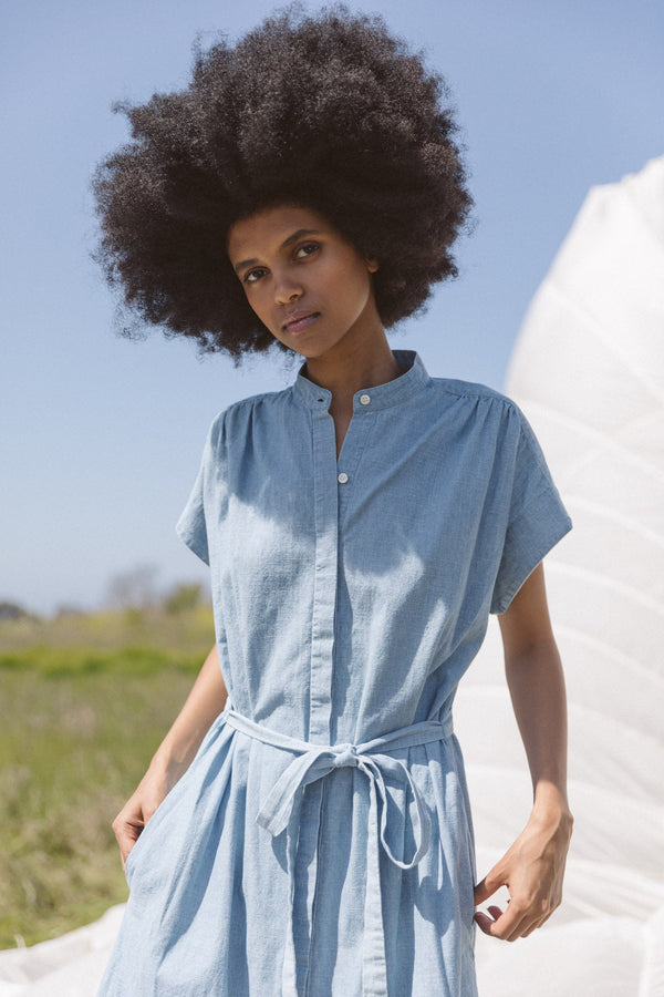 Classic Astrid Easy Dress Chambray