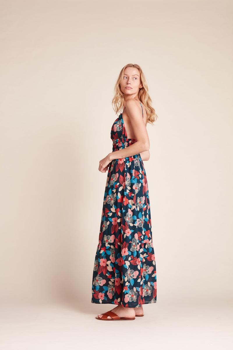 Mirabella Dress Pink Hibiscus