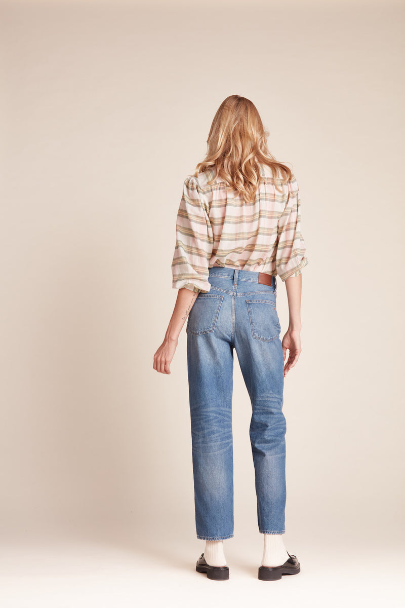 Bailey Blouse Pomelo Plaid