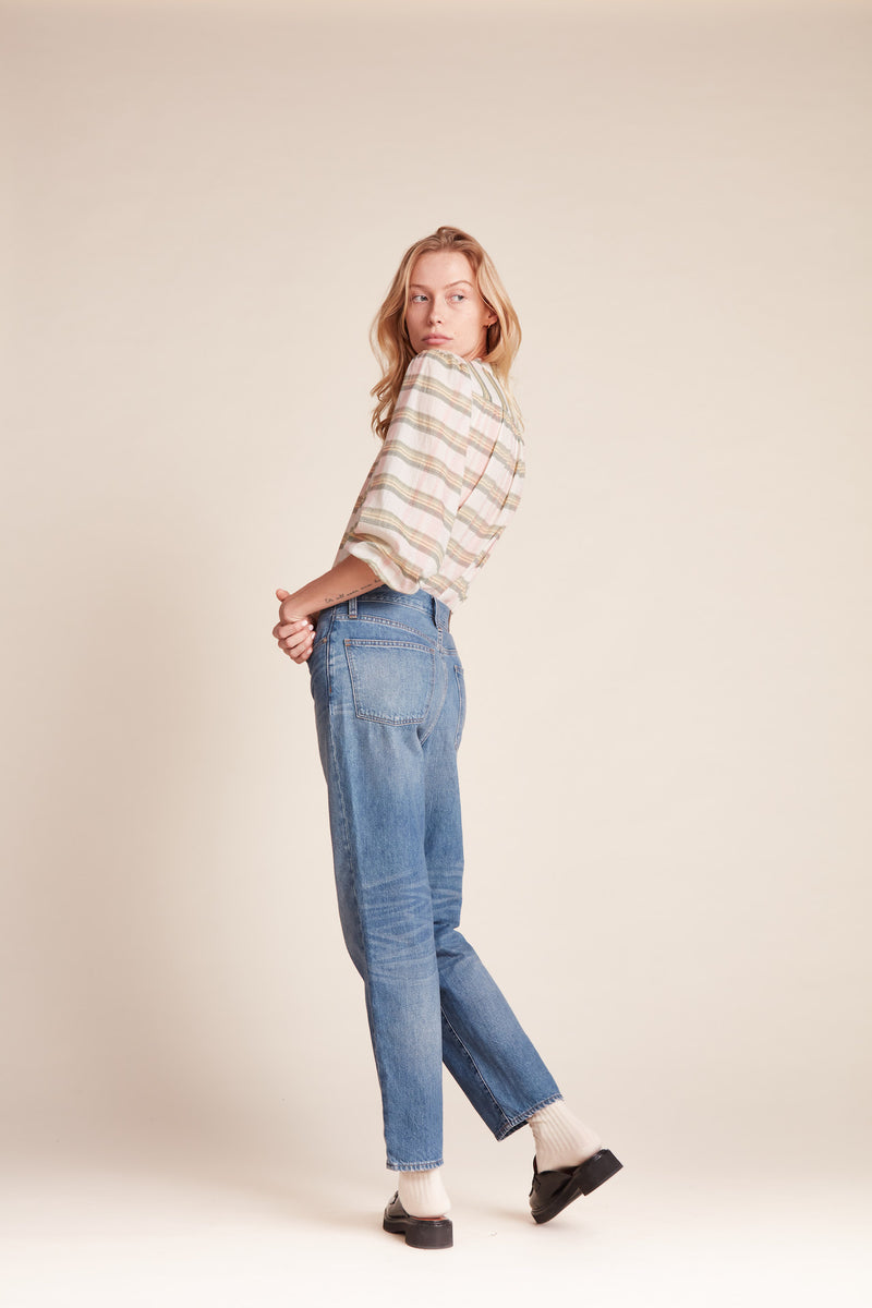 Bailey Blouse Pomelo Plaid