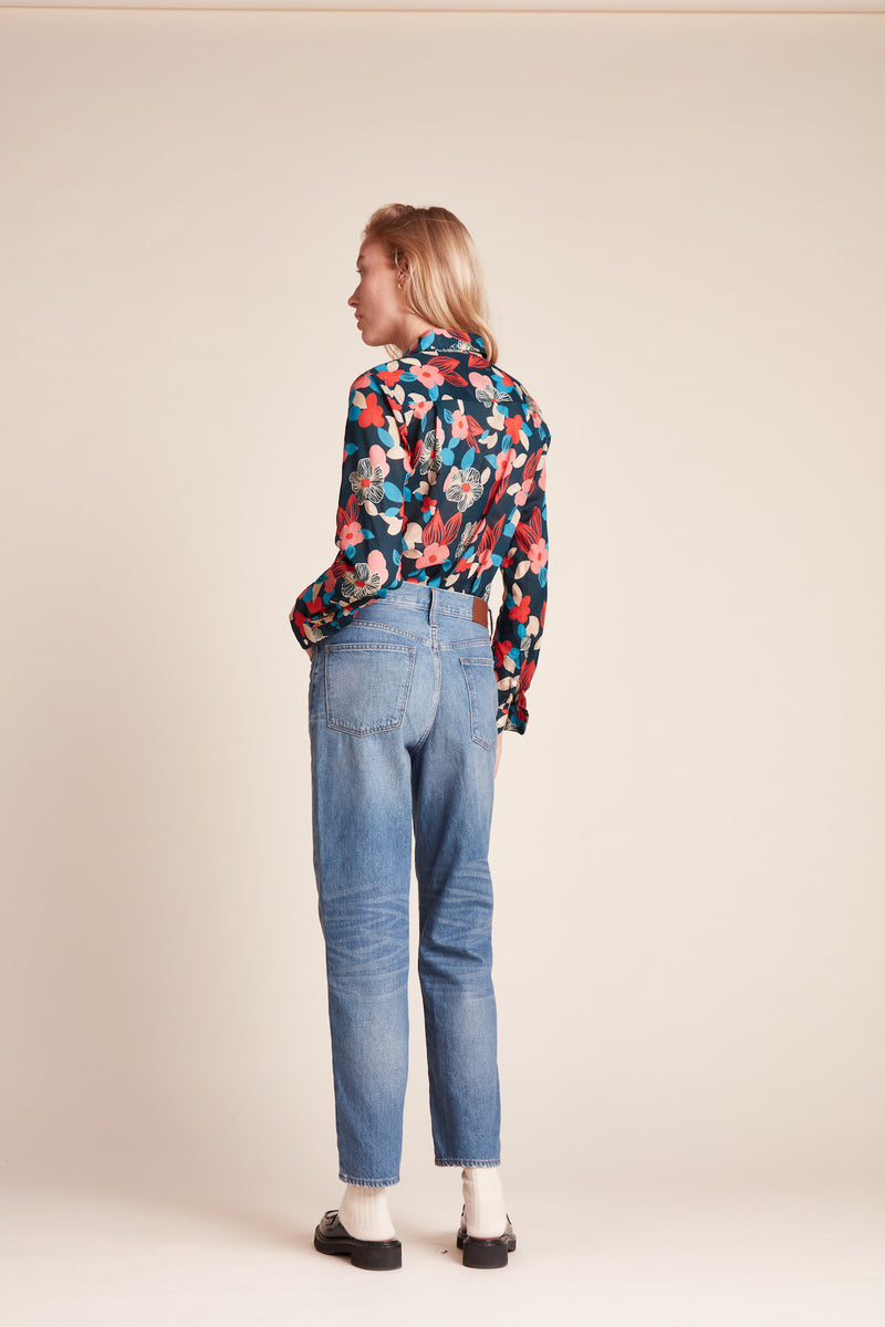 Jacquelin Shirt Pink Hibiscus