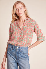 Jacquelin Shirt Carmine Ditsy