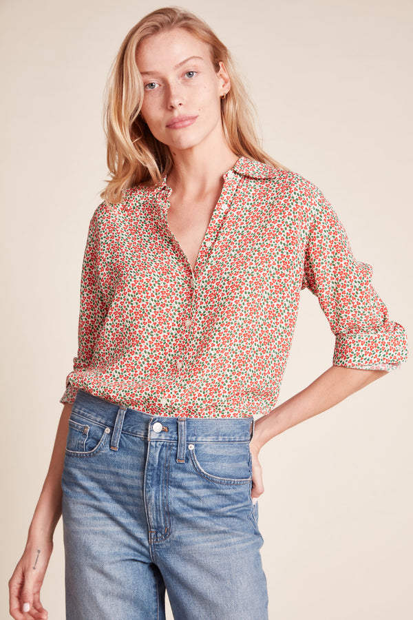 Jacquelin Shirt Carmine Ditsy