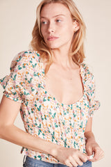 Drew Blouse Lattice Vine