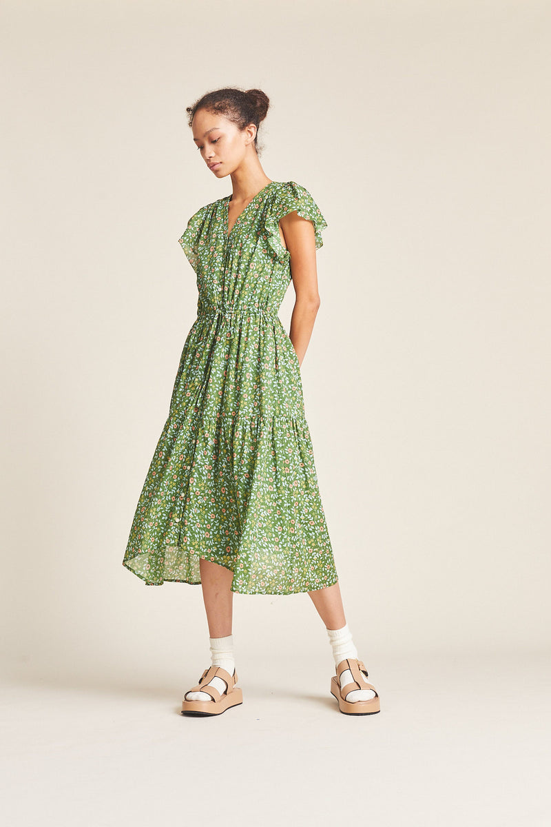 Kristi Dress Green Ivy