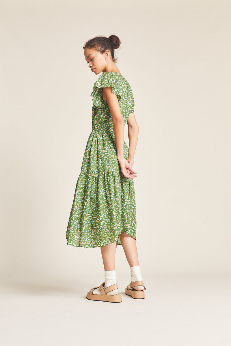 Kristi Dress Green Ivy