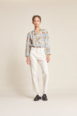 Bailey Blouse Violet Tendril
