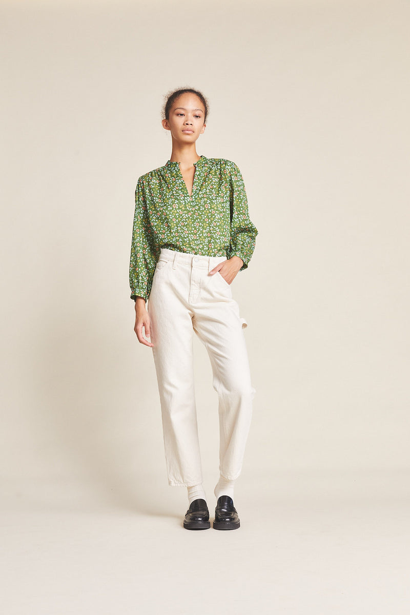 Bailey Blouse Green Ivy