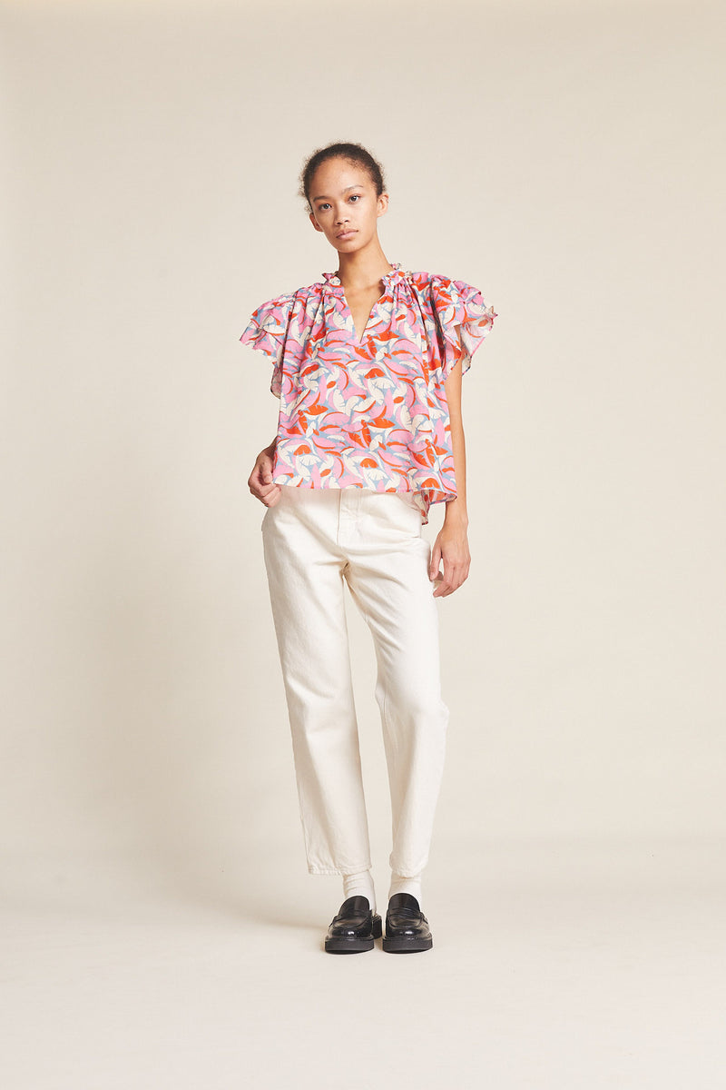 Clover Blouse Petite Palm